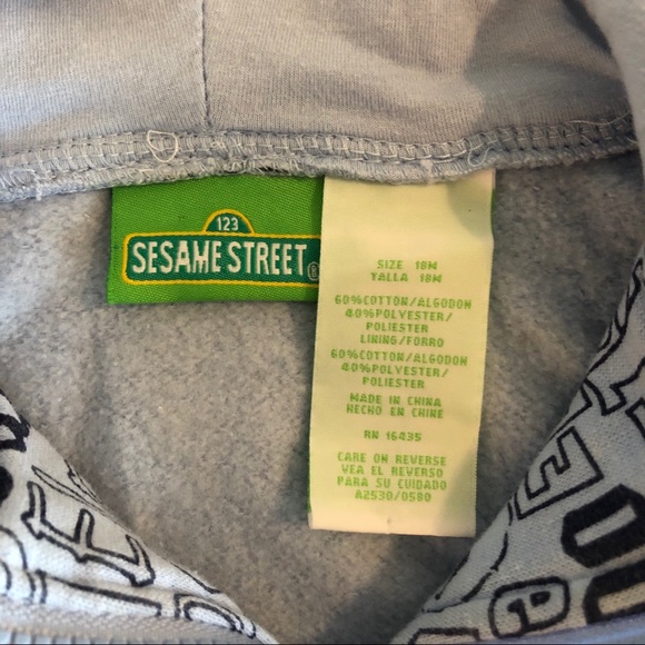 Sesame Street Elmo zip up jacket - Picture 3 of 4